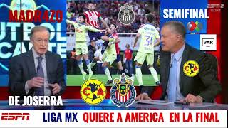 CHIVAS NOTICIAS CHIVAS JOSE RAMON FERNANDEZ DICE QUE LA LIGA MX QUIERE VER A AMERICA EN LA FINAL [upl. by Otaner845]