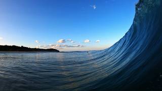 UNCROWDED HOLLOW OFFSHORE TUBES  POV SURF [upl. by Idnal]