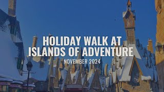 Holiday Walk at Islands of Adventure  November 2024  4K Walkthrough [upl. by Corrine]