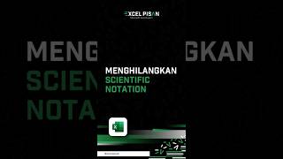 Menghilangkan Scientific Notation Microsoft Excel belajarexcel rumusexcel microsoftexcel [upl. by Nelyahs44]