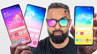 Samsung Galaxy S10 vs S10 Plus vs S10E [upl. by Attelahs424]