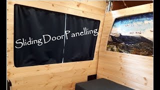 How to Panel the Sliding Door  IVan Life Part 8 [upl. by Xanthe378]