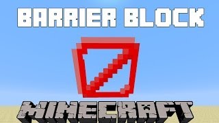 How To Make The Invisible Barrier Block In Minecraft  14w29b Tutorial [upl. by Romonda465]