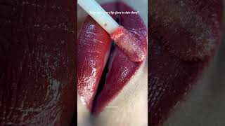 closeup howtodo lipgloss glossylips viralvideo gloss lipsticklover [upl. by Jutta]