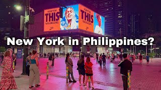 Is BGC the Philippines Version of New York Night Walk Through BGC in Metro Manila [upl. by Munson]