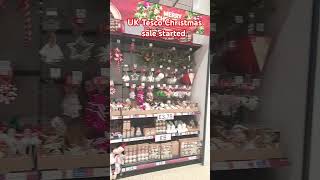 UK Tesco Christmas Sale Started lifeinlondon Christmas [upl. by Alrac]