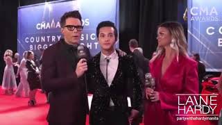 Laine Hardy  At The CMA’s [upl. by Aropizt785]