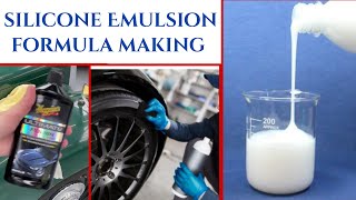 silicone Emulsion formula  how to make emulsion  silicone oil  Emulsifier  releasing agent [upl. by Aleda]