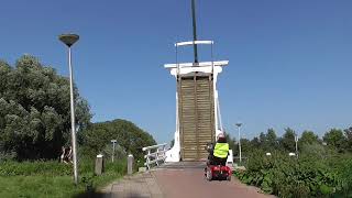 Brugopening Wittebrug Nieuwerkerk ad IJssel Ophaalbrug Drawbridge Pont Levis Klappbrücke [upl. by Nycila334]