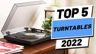 Top 5 BEST Turntables of 2022  Record Players [upl. by Ayotak474]