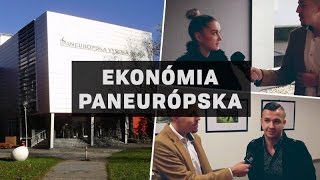 KAM NA VÝŠKU Fakulta ekonómie a podnikania  Paneurópska vysoká škola [upl. by Esinaj]