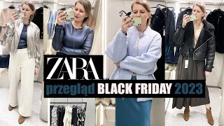 PRZEGLĄD NOWOŚCI I MIERZYMY ZARA 🖤 BLACK FRIDAY 2023 🖤 JESIEŃ ZIMA 2023 TRENDY 202324 [upl. by Dagnah]