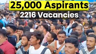 2200 Jobs 25000 Aspirants  Air India Recruitment Drive Creates StampedeLike Situation In Mumbai [upl. by Artep228]