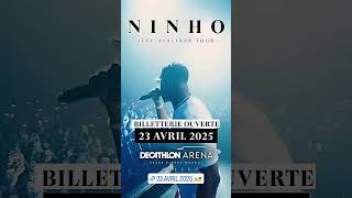 Ninho en concert le 23 avril 2025 jefe Airlines tour ninho decathlon arena musiquelives [upl. by Harris]