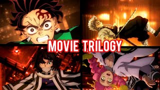 Demon Slayer Movie Trilogy Revealed – Everything You Need to Know  SS Anime [upl. by Hnilym]