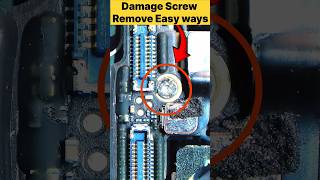 Damage Screw Remove trick 🤗 shorts ytshorts mobiletechdeep [upl. by Stark]