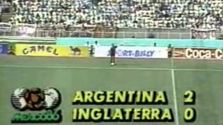 1986 World Cup  Quarter final  Argentina vs England [upl. by Yellat]