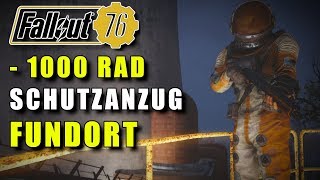 Schutzanzug mit 1000 RAD  Fallout 76 Fundort  PS4 [upl. by Adnema]