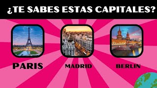 TE SABES ESTAS CAPITALES DE EUROPA  JediQuizAcademy [upl. by Marashio908]