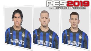 Inter Milan 1999 Squad PES 2019  Real Lets Game [upl. by Nitsid]