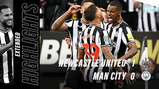 Newcastle United 1 Manchester City 0  Carabao Cup Highlights  Isak Fires Us Into Round Four 🔥 [upl. by Ecaidnac]