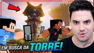 SAÍMOS EM BUSCA DA TORRE DOS VILÕES NO MINECRAFT 226 [upl. by Xonk]