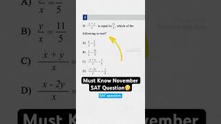 Must know November SAT question🤫 digitalsat satprep [upl. by Sellihca918]