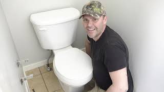 How to Replace a Toilet Water Supply Line Pipe 🚽 [upl. by Ozner]