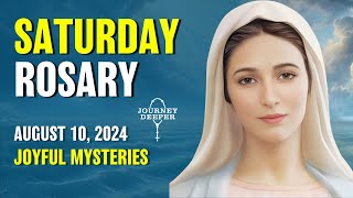 Saturday Rosary 💙 Joyful Mysteries of the Rosary 💙 August 10 2024 VIRTUAL ROSARY [upl. by Annal]