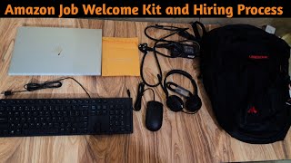 Amazon Job Welcome kit Unboxing and Hiring Process  How to get a Job in Amazon [upl. by Barabbas]