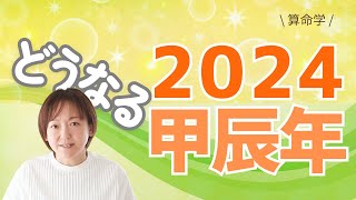 【算命学】今年はどんな気が流れてる？【どうなる？2024甲辰年】 [upl. by Matejka]