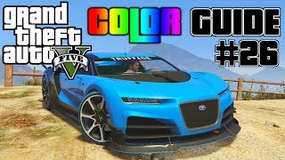 GTA V  Ultimate Color Guide 26  Truffade Nero Custom Best Color amp Livery Combinations [upl. by Yorgos]