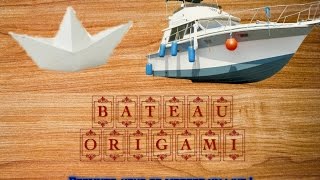 4 Comment faire un bateau simple en papier  origami [upl. by Eiraminot518]