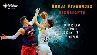 Borja Fernández Highlights U18 EuroLeague Championship 201718 Adidas Next Generation Tournament [upl. by Disario]