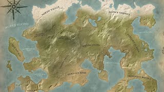 Create a Fantasy Map of Your Own Fictional World in Adobe Photoshop [upl. by Lorrimor]