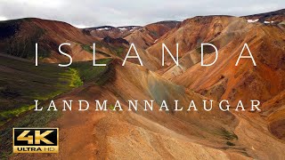 Landmannalaugar 4K  ISLANDA agosto 2024  drone  Silvia Ferroni [upl. by Azaleah]