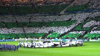 Celtic v Barcelona fan footage [upl. by Atirahs]