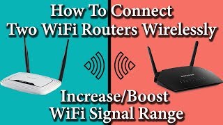 ✓ How to Connect Two Routers on one Home Network Wireless 2018 [upl. by Armin]