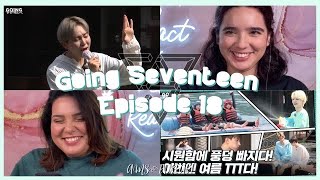 FINALLY AT TTT 😆 Reacting to GOING SEVENTEEN EP18 TTT 1 Water Sports Ver  Ams amp Ev React [upl. by Schwab436]