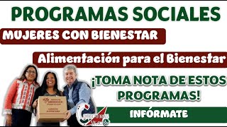 PROGRAMAS BIENESTAR ¿PUEDO RECIBIR DESPENSA SI FORMO PARTE DEL PROGRAMA MUJERES CON BIENESTAR [upl. by Sirrap]