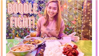 BOODLE FIGHT  LAMESA RESTAURANT DEIRA DUBAI [upl. by Timothee634]