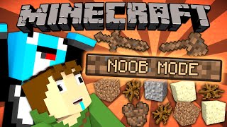 If a NOOB MODE was Added  Minecraft [upl. by Searby734]