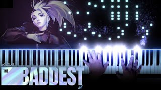 League of Legends quotTHE BADDESTquot  KDA ft GIDLE Bea Miller Wolftyla Piano [upl. by Adar]