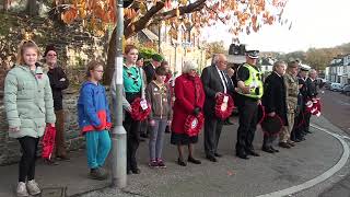 Kirkcudbright Remembrance Sunday 2022 [upl. by Serge]