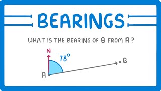 GCSE Maths  What are Bearings 118 [upl. by Isac362]