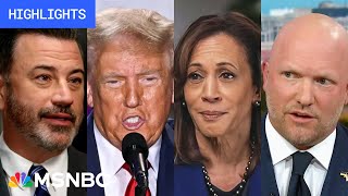 Countdown to the 2024 election Day 13  MSNBC Highlights [upl. by Filberte]