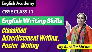 CBSE Class 11 English Classified Advertisement Writing and Poster Writing [upl. by Toback]