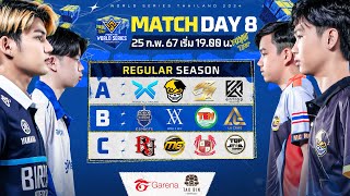 🔴ᴸᶦᵛᵉ FFWS Thailand Spring 2024  Regular Season Day 8 [upl. by Glassco]