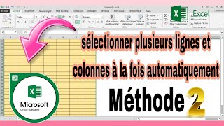 Excel  sélectionner une ou plusieurs colonnes au clavier [upl. by Samford394]