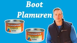 Onderwaterschip plamuren met Variopox epoxyplamuur  Alles voor jouw boot 5 [upl. by Korney]